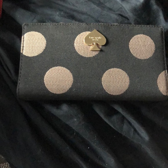 kate spade Handbags - Kate Spade polka dot wallet